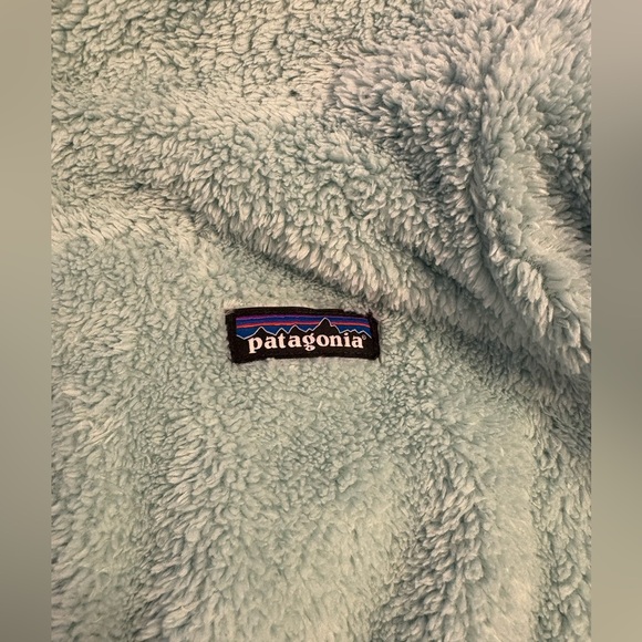 Patagonia Women's Los Gatos 1/4 Zip.  Mint Green. Size L - Picture 3 of 4